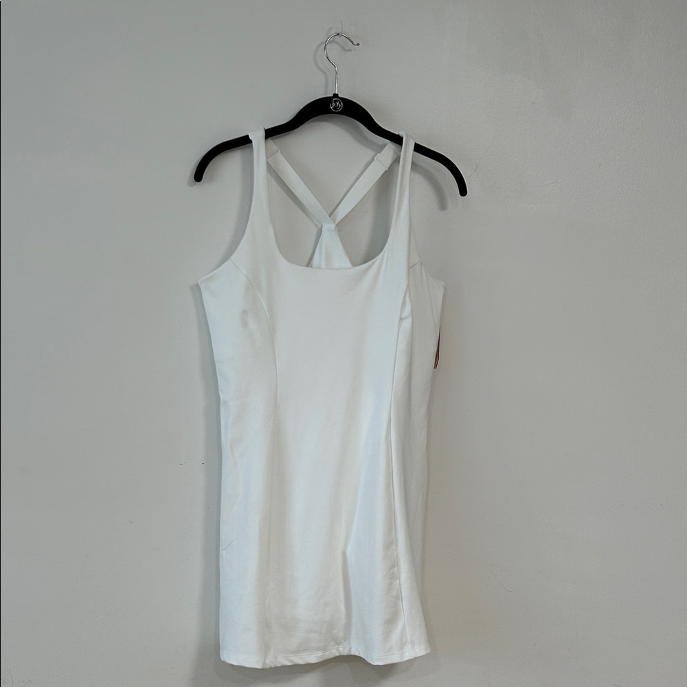 Victoria's Secret Active Dress in White with built in shorts with pockets